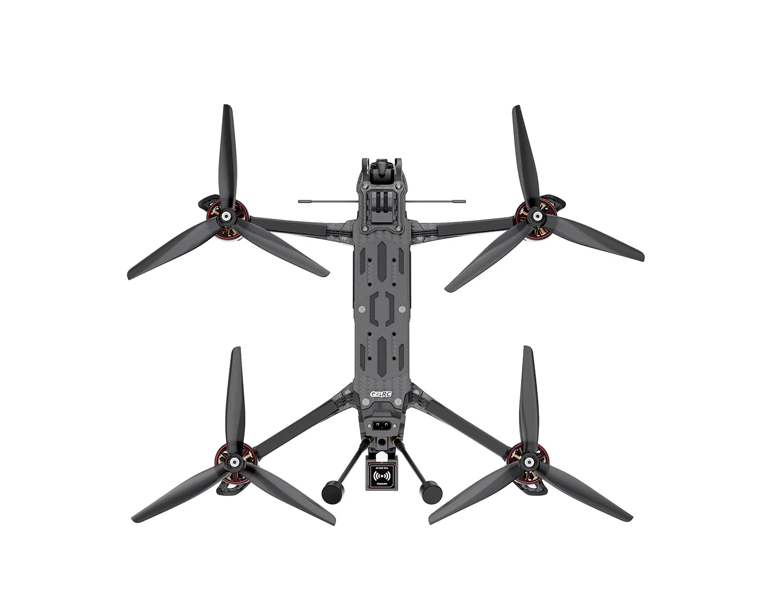 GEPRC MOZ7 HD O3 - Long Range FPV GPS 7Inch 1280KV F722-HD-BT 4K/120fps Built-in Bluetooth RC Quadcopter LongRange Freestyle Drone 22 GEPRC MOZ7 HD O3, the front receiver antenna prevents the fuselage from blocking the receiver signal due to U-turn