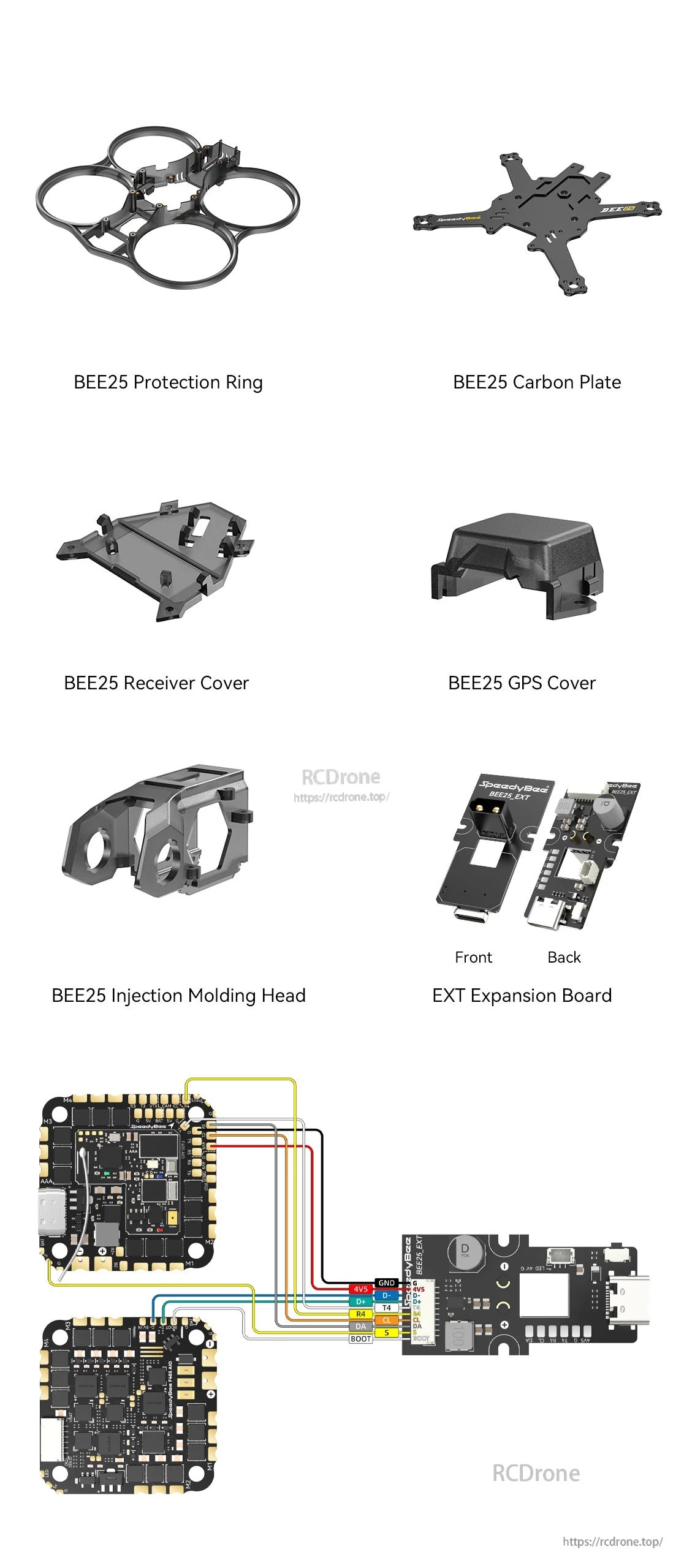 Accessories for SpeedyBee Bee25 FPV Drone