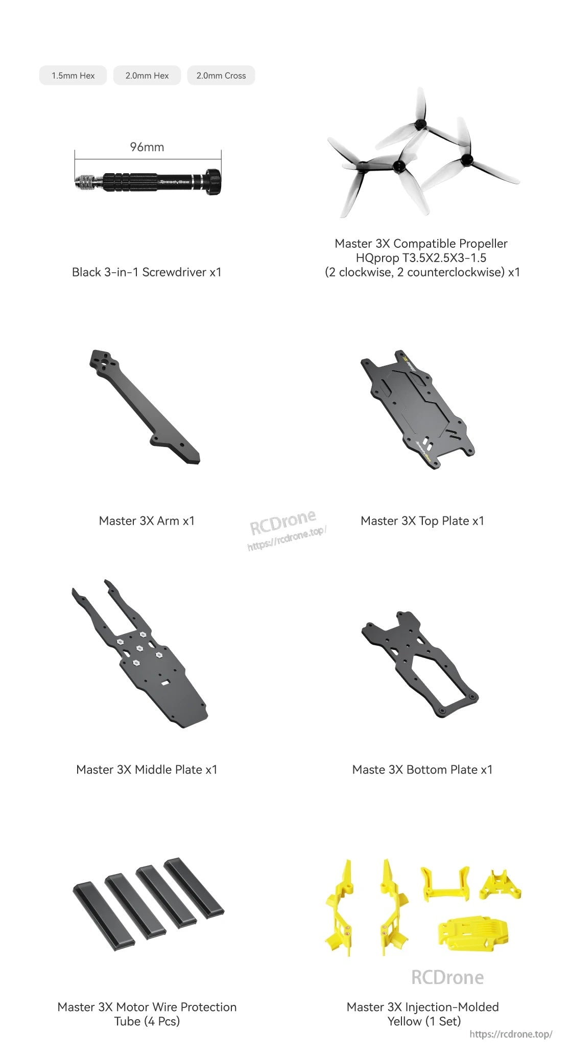 Accessories for SpeedyBee Master 3X