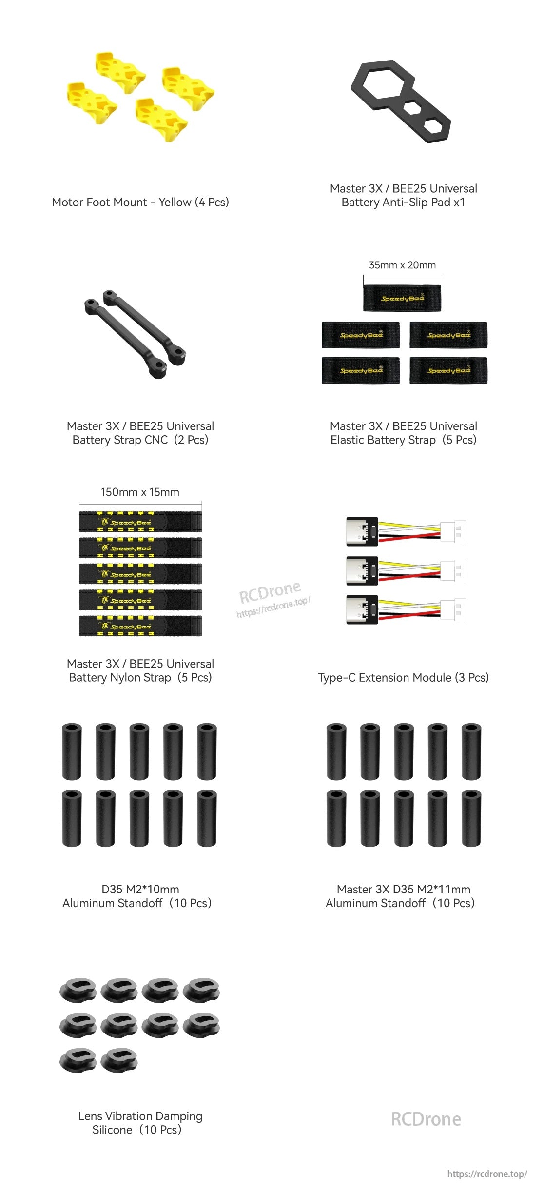 Accessories for SpeedyBee Master 3X