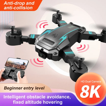 KBDFA G6 Pro GPS Drone, Drone with 8K video, dual cameras, obstacle avoidance, and safety features for beginners.