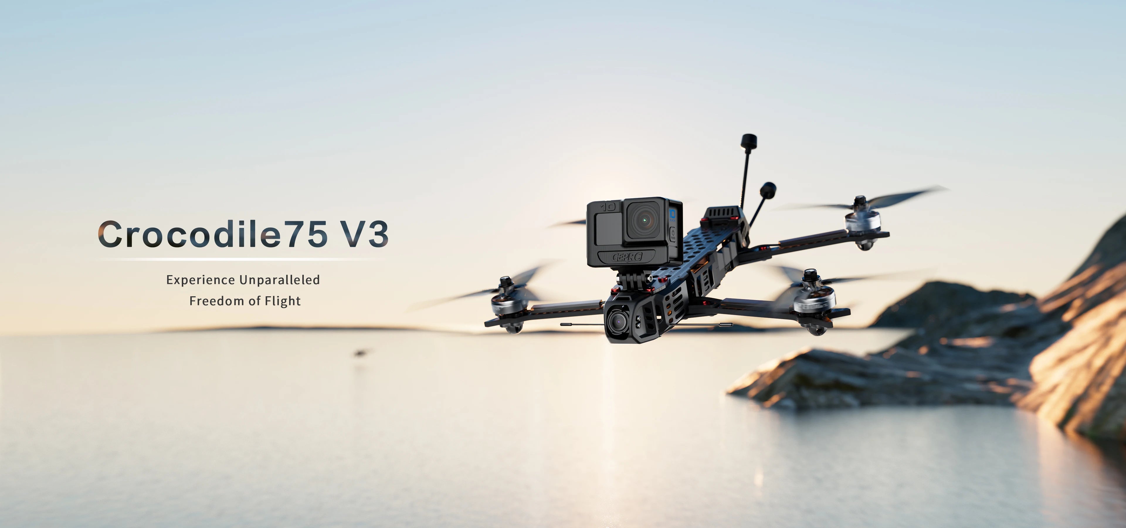 GEPRC Crocodile75 V3 HD - O3 Long Range FPV, GEPRC Crocodile75 V3 HD, o Crocodile75 V3 GEPRG Experience Unparalleled Freedom of