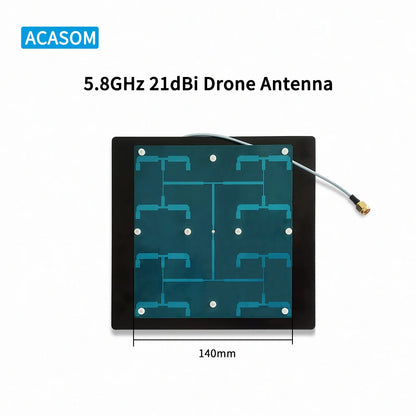 ACASOM 5.8GHz 21dBi Drone Antenna 140