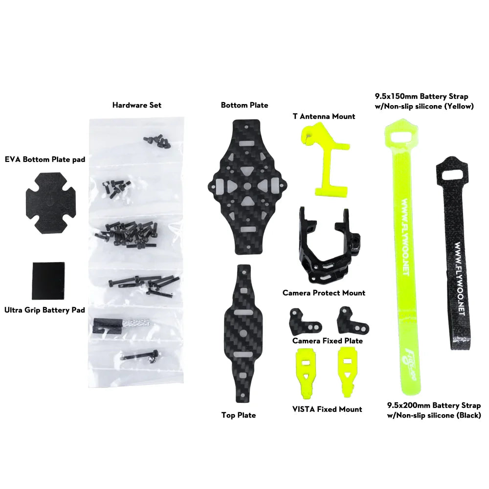 9.5xI5Omm Strap Hardware Set Bottom Plate w/Non-