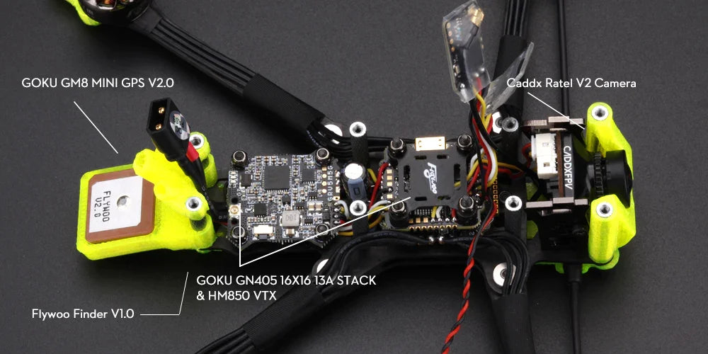 FLYWOO Explorer LR 4 V2.2 Analog Micro Long Range FPV Ultralight Quad Bnf (Caddx Ratel 2) GOKU GN405 Nano 1404 2750KV 7 i can do 10km (6 miles) round trips easily with 40-50 kph