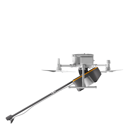 AeroClean P1 Drone, AeroClean P1 precision aerial spraying and cleaning system for DJI drones with 5kg payload industrial drone capabilities.