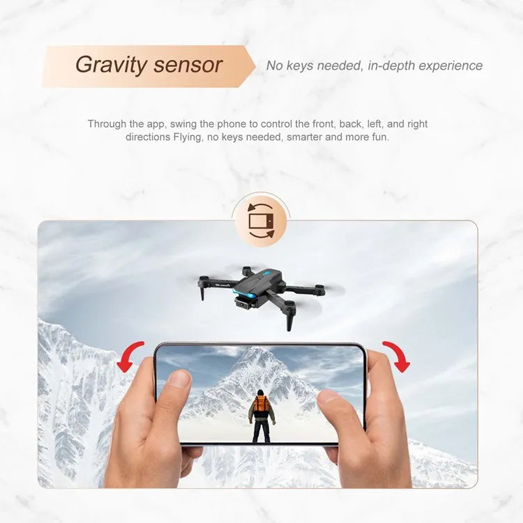 S89 Drone, gravity sensor no keys needed, in-depth experience through the app 