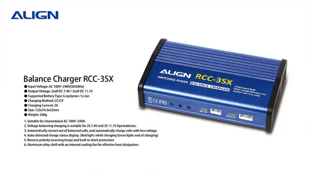 The Align T-Rex 450L Dominator RC Helicopter features a robust design with aluminum alloy shell and internal cooling fan.