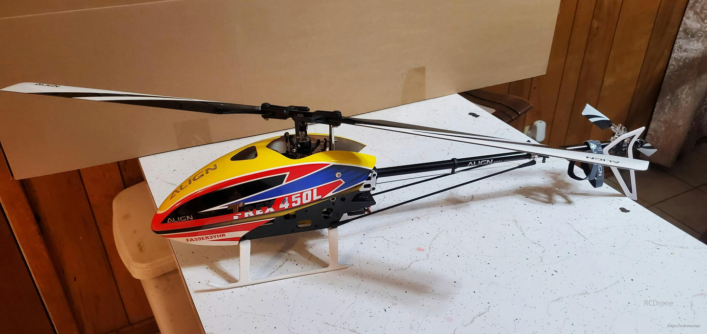 Align T-REX 450L Dominator RC Helicopter, The Align T-REX 450L is an RC helicopter combo featuring a 6S motor.
