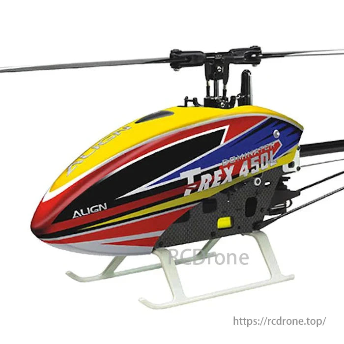 Align T-REX 450L Dominator RC Helicopter, The Align T-Rex 450L Dominator RC Helicopter Super Combo includes a transmitter, airframe, and components for a complete flying experience.
