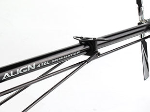 Align T-REX 470 Series RC Helicopter, The newly designed dual point supported tail control assembly provides smooth performance with improved rudder precision.