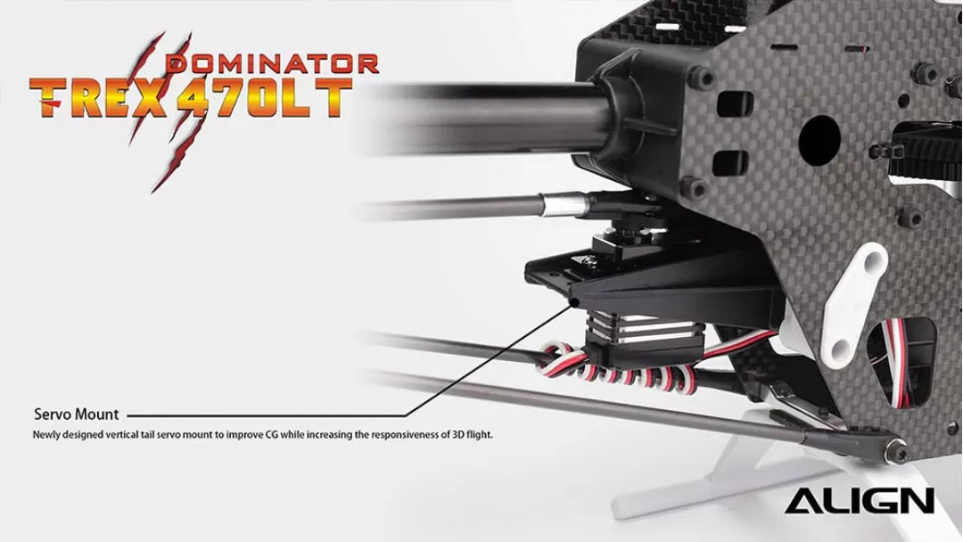 Align T-REX 470 Series RC Helicopter, The Dominator FreXy T-REX 470 series RC helicopter has an improved design for better center of gravity and responsiveness.