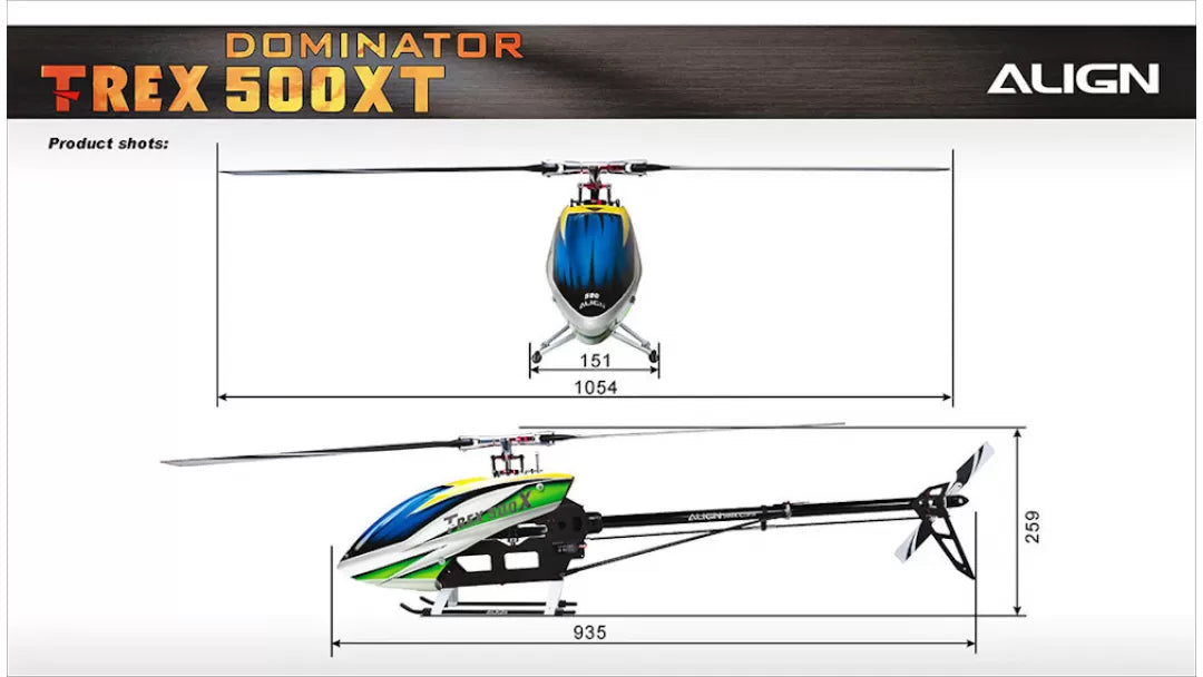 Align T-REX 500X RC Helicopter Super/Top Combo RH50E17 RH50E18 RH50E22 RH50E23