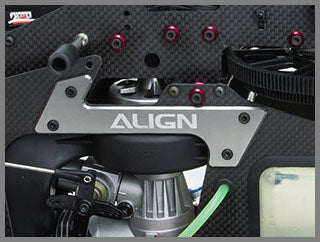 Align T-REX 600XN Dominator RC Nitro Helicopter, The Advanced Metal Swashplate securely attaches to the rotor holder, ensuring the rotor head remains connected during intense flight.