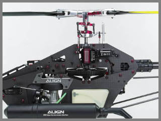 Align T-REX 600XN Dominator RC Nitro Helicopter, Under extreme 3D maneuvers, the mainframe receives improved reinforcement.