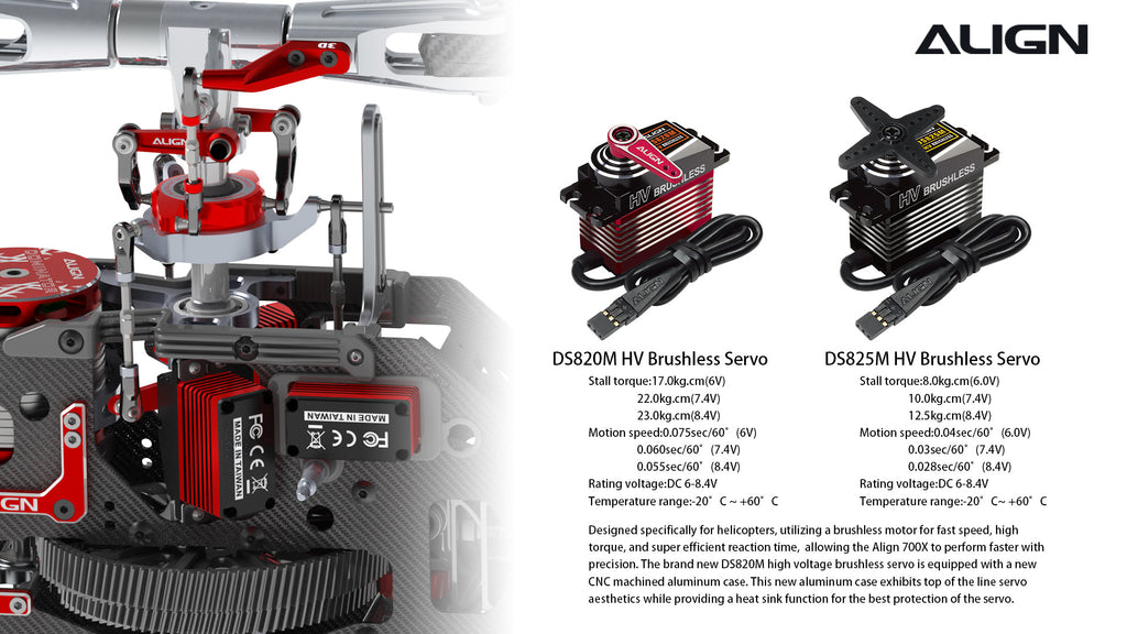 Align T-REX 800E Pro Helicopter, The Align T-REX 800E PRO Super Combo features a brushless motor and DS820M HV Brushless Servo with CNC-machined aluminum case for precision performance.