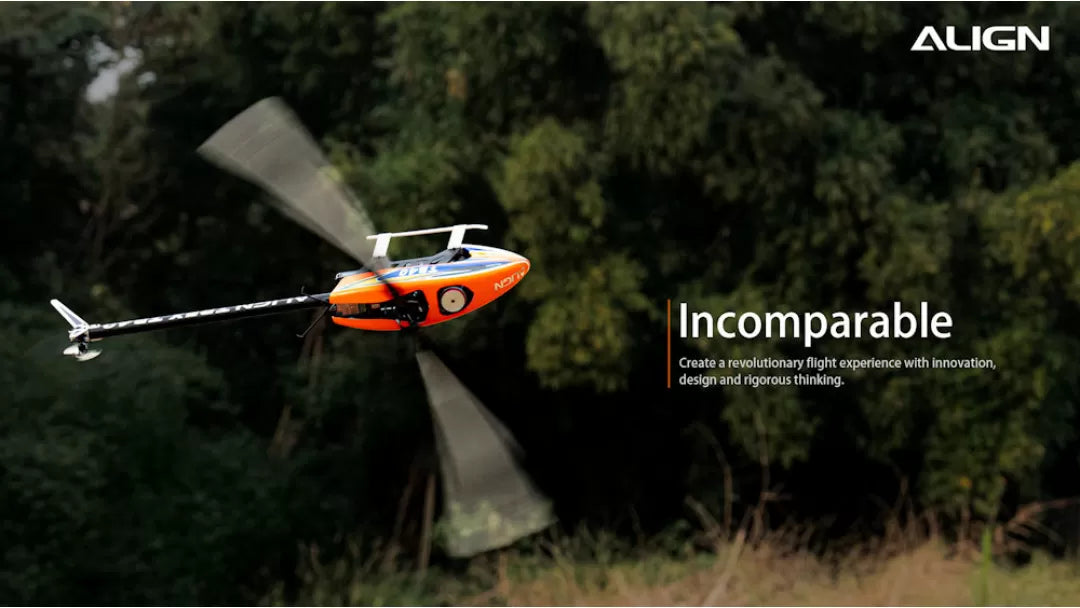 Revolutionary flight experience with innovative design and rigorous thinking creates high-performance in the ALIGN T-REX TB40 RC Helicopter.