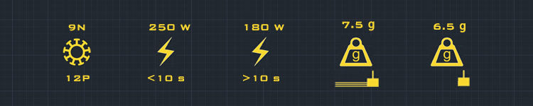 Amax 1303 Brushless Motor, High-performance motor with innovative design features for improved durability, power, and efficiency, suitable for small drones and cinewhoops.