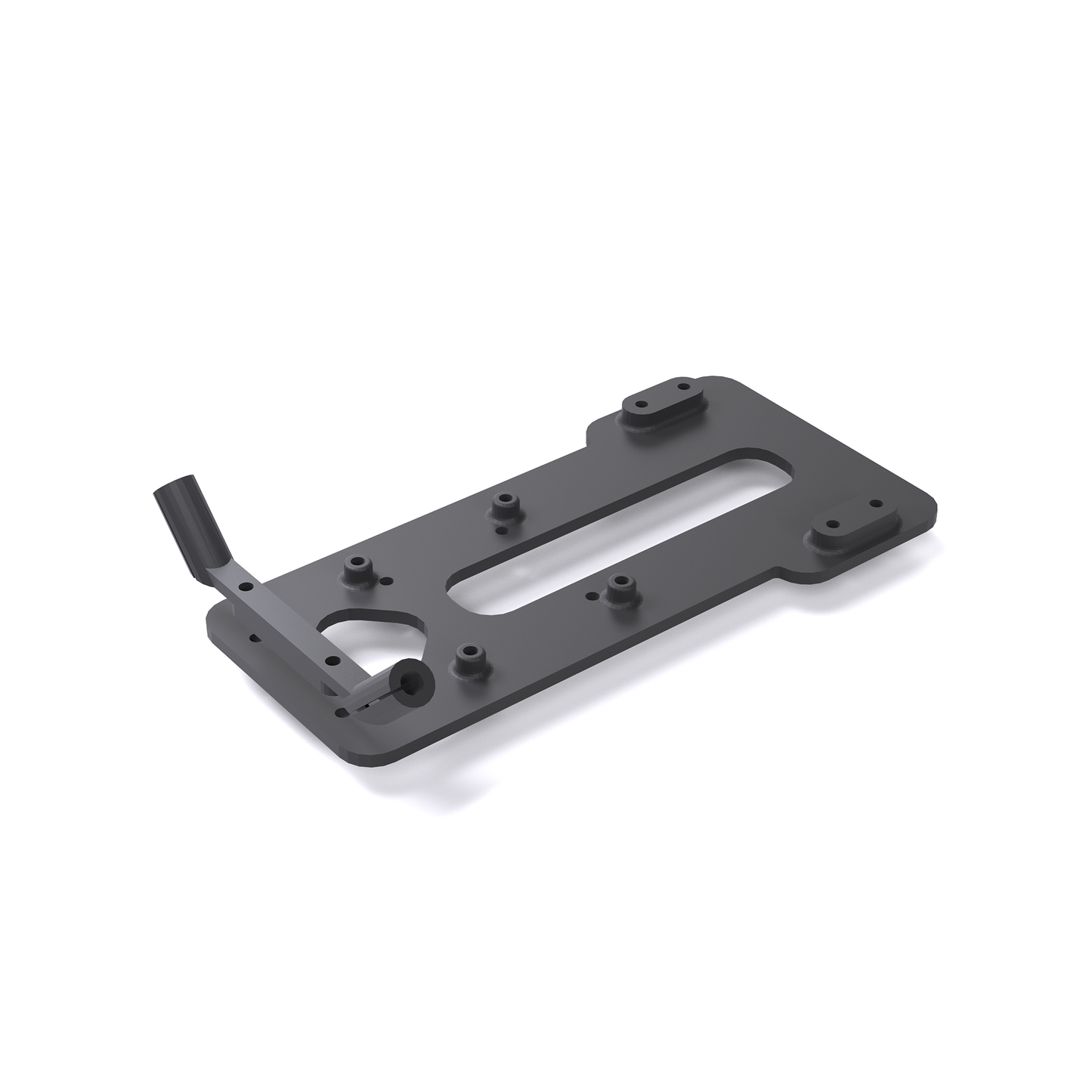 Msingi wa Kuweka Uliyochapishwa kwa 3D na Braketi ya Antena kwa CaddxFPV GM3 Gimbal