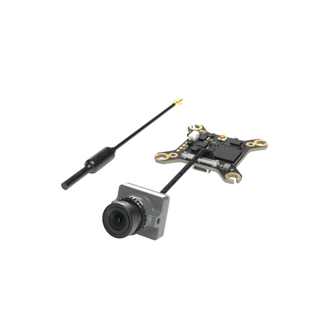 Walksnail Ascent Lite Kit Digital FPV VTX Camera with VTX board, camera module, and antenna