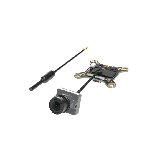 Walksnail Ascent Lite Kit Digital FPV VTX Camera with VTX board, camera module, and antenna