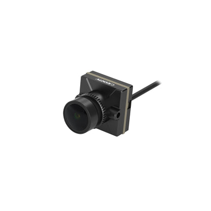 Walksnail Avatar HD Nano Camera V3, three-quarter view with lens housing and rear cable