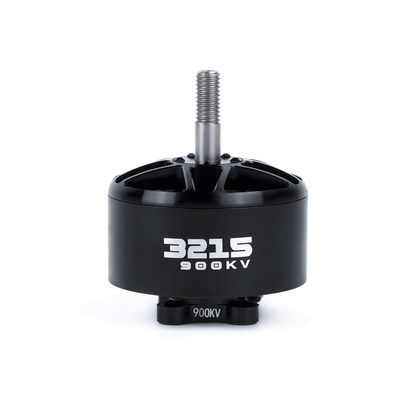 Axisflying 3215 Brushless Motor, Axisflying 3215 900KV brushless motor with black housing and threaded shaft, front view