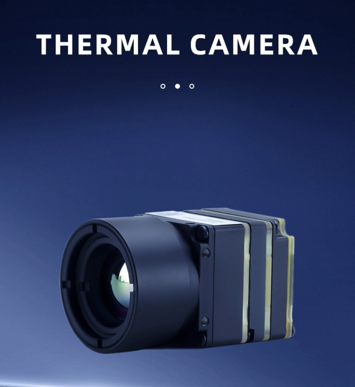 Axisflying 384*288 Thermal Camera, The device supports electronic zoom with levels of x1, x2, x4, and x8 for detailed observation from different distances.