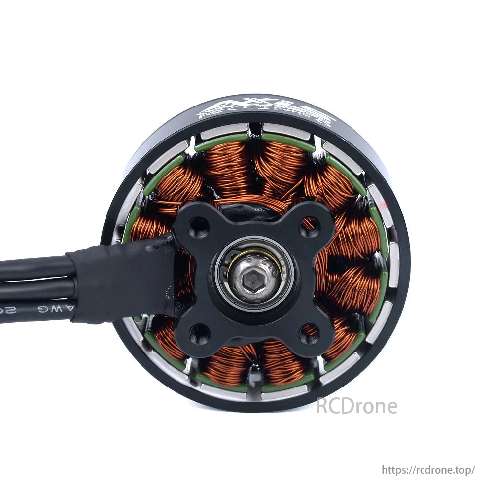 Axisflying 5315 420KV 6-8S Brushless Motor, Axisflying 5315 420KV motor, suited for 6-8S 15-inch FPV drones, features black casing, copper windings, and AWG cable.
