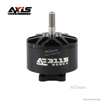 Axisflying AE3115 900KV 3–6S brushless fpv motor, Axisflying AE3115 900KV brushless motor: 3–6S, 12N14P, 4185g thrust, 1617W, ideal for 10-inch drones.