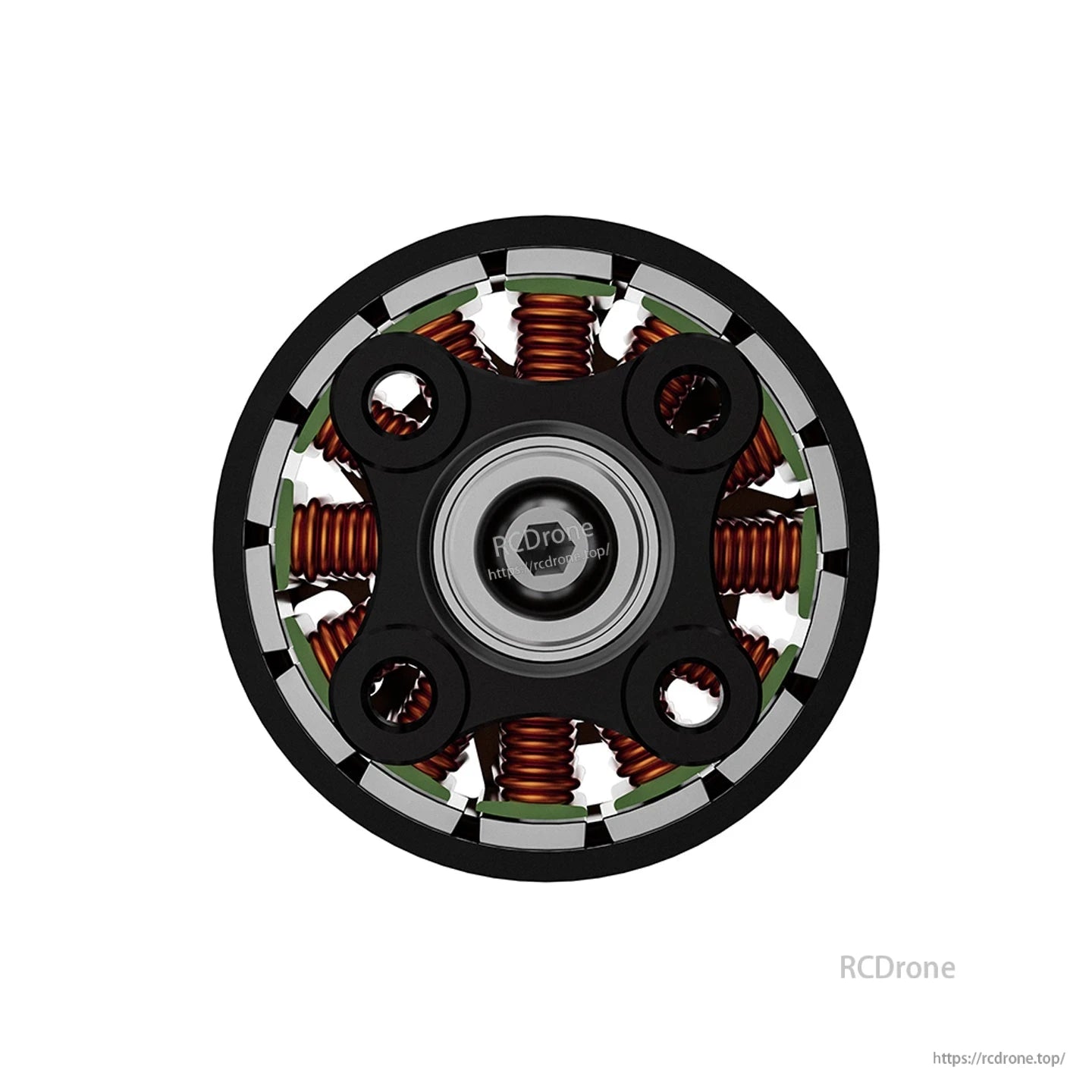 Axisflying AF2207.5 FPV Motor, Axisflying AF2207.5 FPV motor: 2207.5 size, 5-inch prop, 6S compatible, 1860/1960KV, compact 27×20.45mm design, durable 7075 aluminum, NMB bearings for smooth performance.