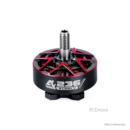 Axisflying AF236 2306 FPV Motor, Axisflying AF236 2306 2100KV motor, 5-inch, 6S compatible, weighs 32.9g, features IP53 rating and durable bearings for reliable drone performance.
