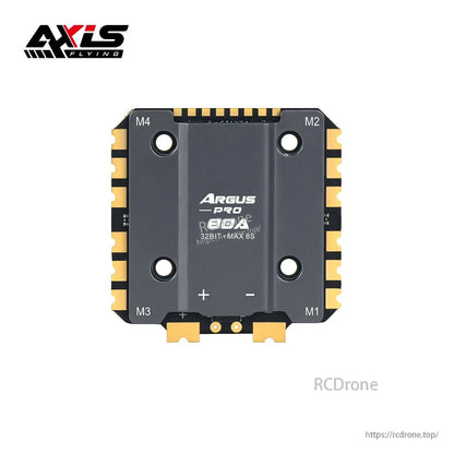 Axisflying ARGUS PRO 80A ESC, 4–8S LiPo, BLHeli32/Bluejay, 32‑bit or 8‑bit, aluminum heat dissipation, 90A burst