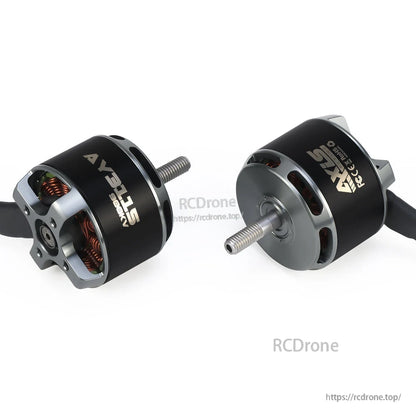 Axisflying AY3115 900KV FPV Motor, Axisflying AY3115 900KV FPV motor, 12N14P, 5mm shaft, supports 3–6S, delivers 4185g thrust and 1617W peak power.