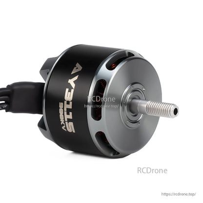 Axisflying AY3115 900KV FPV Motor, Axisflying AY3115 900KV FPV motor, 12N14P, 5mm shaft, supports 3–6S, delivers 4185g thrust and 1617W power, ideal for 10-inch drones.