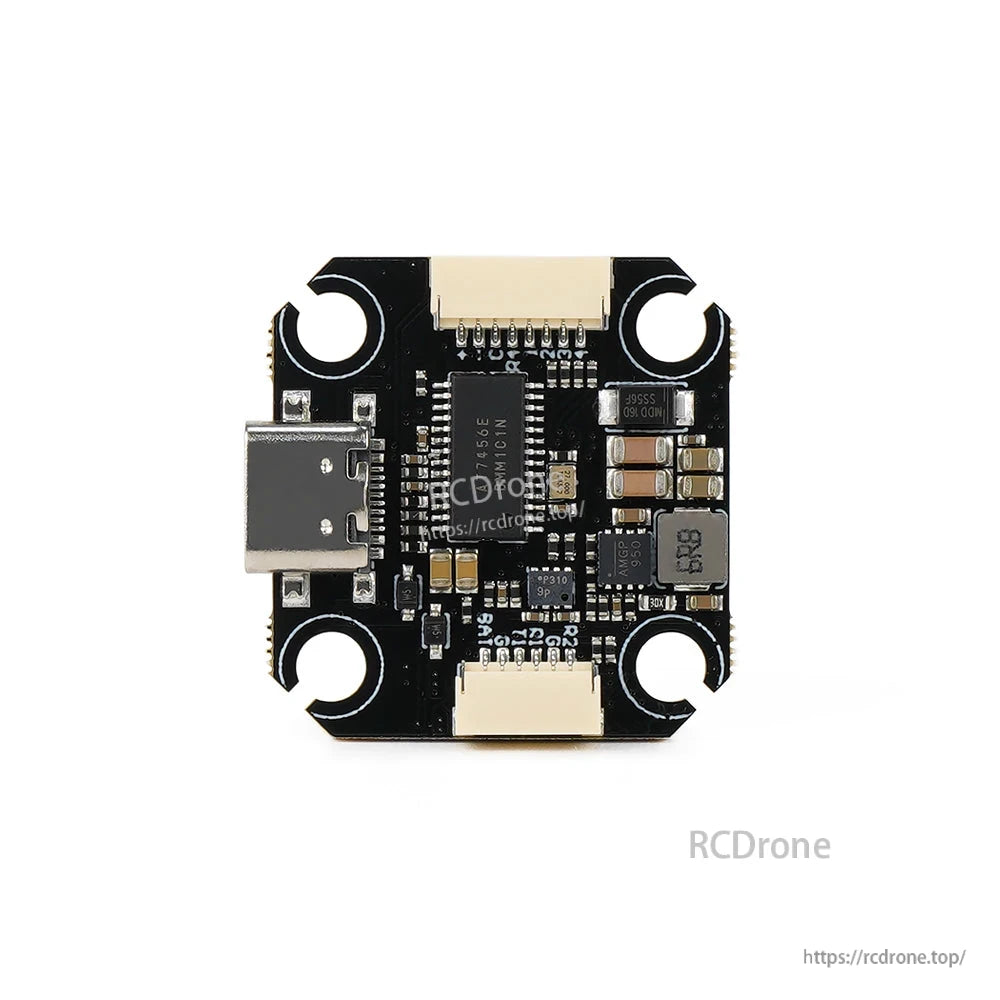 Axisflying Argus Mini 55A FPV FC ESC stack: F7 Pro 32-bit, 4-in-1 design, supports 4–6S, fits 20×20mm, ideal for 5-inch drones.