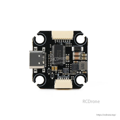 Axisflying Argus Mini 55A FPV FC ESC stack: F7 Pro 32-bit, 4-in-1 design, supports 4–6S, fits 20×20mm, ideal for 5-inch drones.