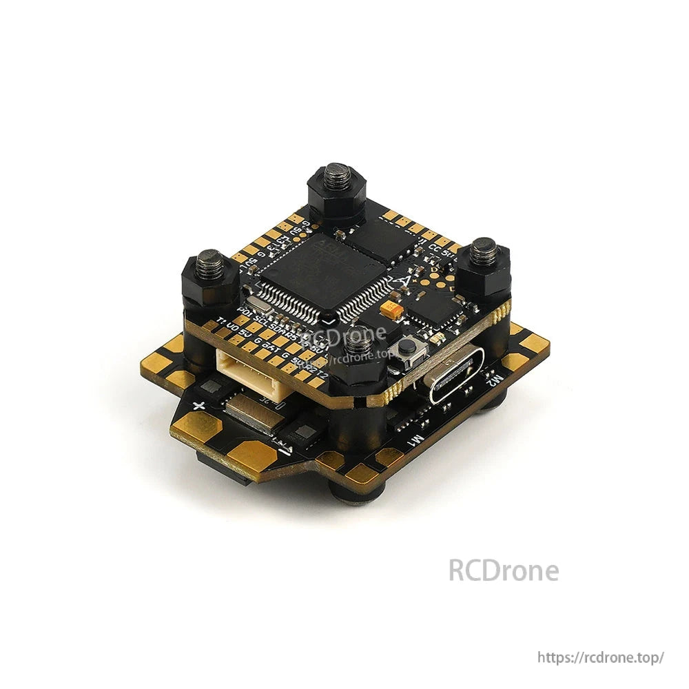 Axisflying Argus Mini F7 Stack: 40A FPV flight controller with MPU6000, 16MB Blackbox, 20x20mm mount. Compact, high-performance for drones.