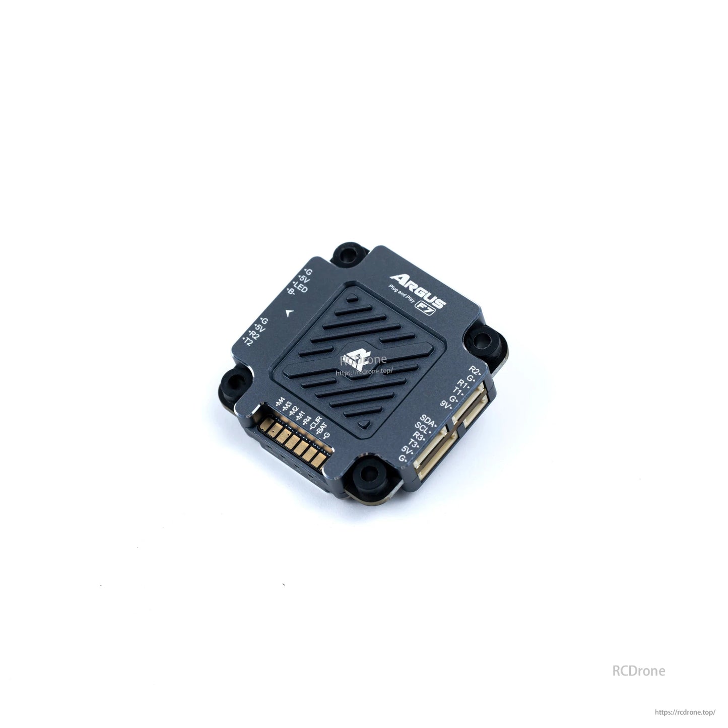 Axisflying Argus PRO Plug and Play STACK — F7 FC + 55A/65A BLHeli_32 ESC, IP54 aluminum cover, 30.5×30.5mm, dual BEC 5V/9V