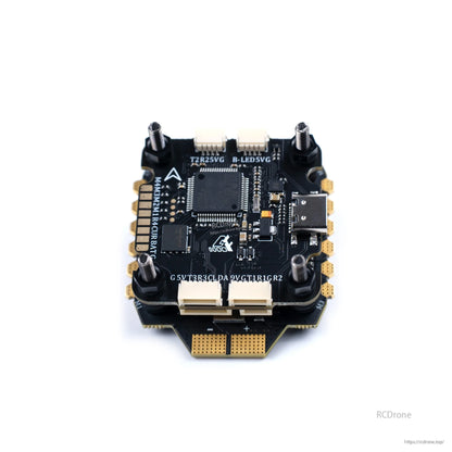 Axisflying Argus PnP stack features 55A/65A BLHeli_32 ESCs, F7 flight controller, IP54 aluminum case, dual BEC, and supports X8 motors and INAV firmware.