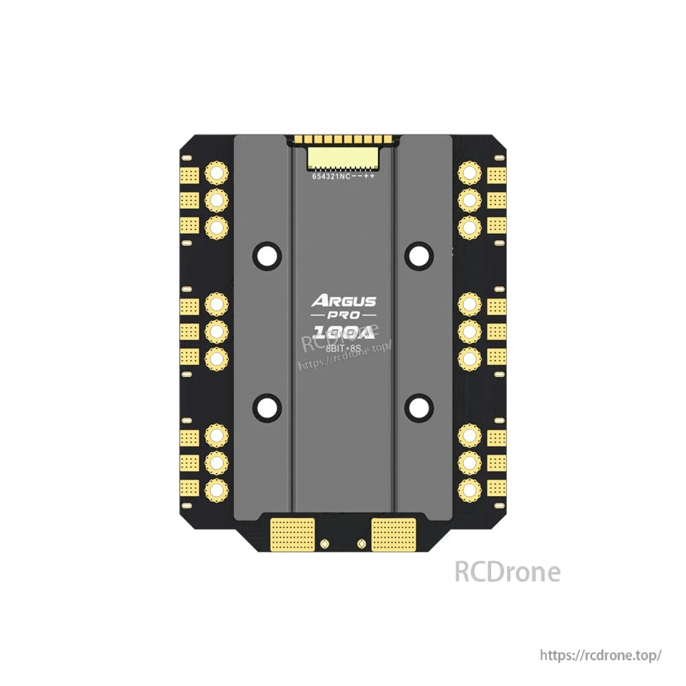Axisflying Argus Pro 8S ESC board with Argus Pro 100A marking and multiple solder pads around the edges