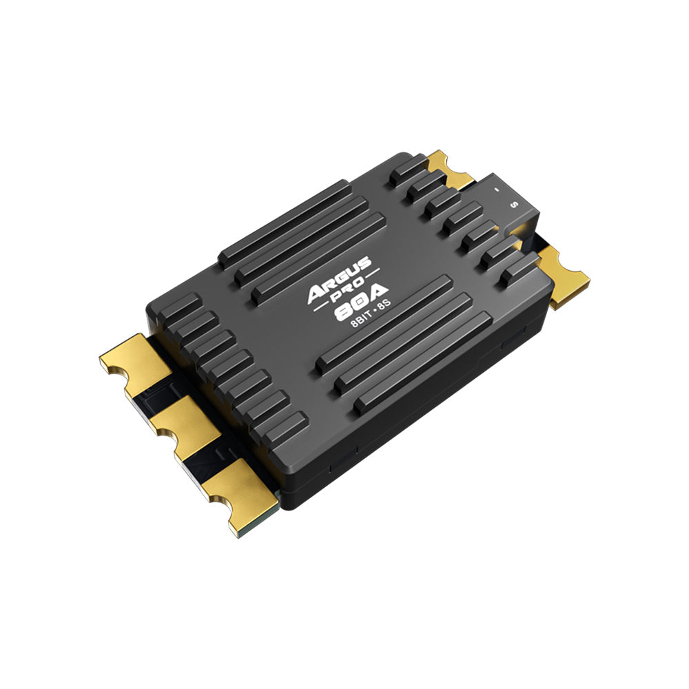Axisflying Argus Pro 80A 8BIT-8S 8-in-1 single ESC module with gold solder pads for multi-rotor drones