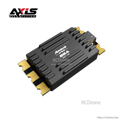 Axisflying Argus Pro 80A 8S ESC module with finned black case and gold power tabs for multirotor drones