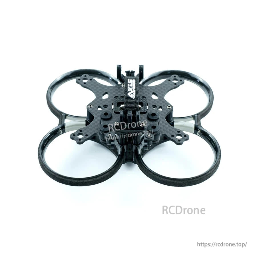 Axisflying CINEON C20 V2 2-inch cinewhoop drone frame kit with four prop guards and carbon top plate