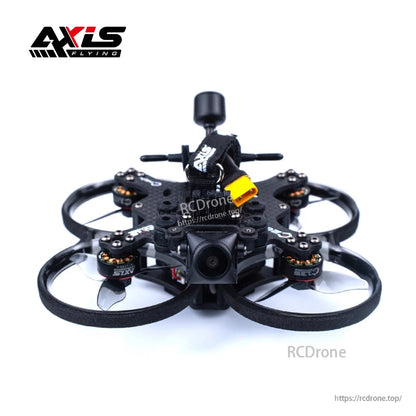 Axisflying CINEON C25 V2 FPV cinewhoop drone with ducted prop guards, front camera, and XT30 battery lead