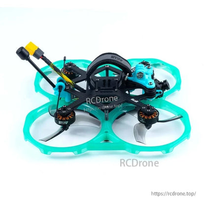 Axisflying CINEON C35 3.5inch Cinewhoop FPV Frame, Axisflying CINEON C35 is a 152mm T700 carbon cinewhoop frame with quick-release guards, black-teal design, and visible motors, optimized for FPV filming.