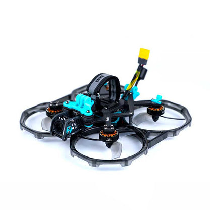 Axisflying CINEON C35 3.5-inch cinewhoop drone with clear gray ducted prop guards and front camera mount
