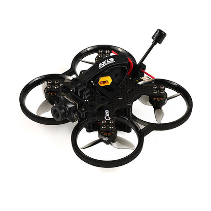 Axisflying Cineon C25 V2 2-inch cinewhoop FPV drone with ducted prop guards, front camera, and XT30 lead