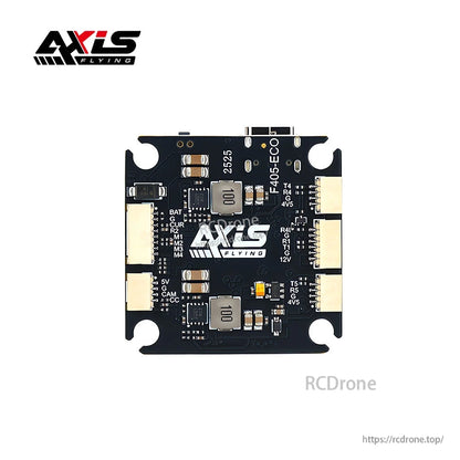 Axisflying ECO F405 Flight Controller, 4–8S LiPo, STM32F405, ICM42688P, 5 UARTs, 16M Blackbox, 12V/5V BEC