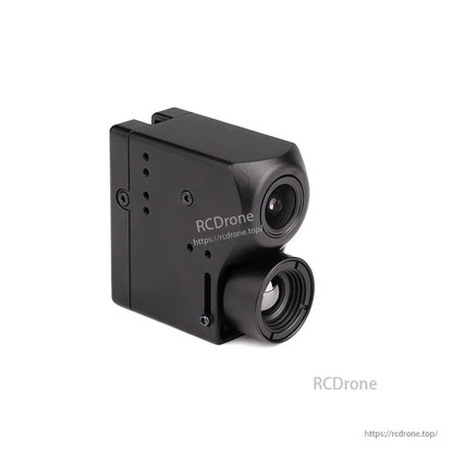 Axisflying ECO NAJA dual camera FPV module with two front lenses in a compact black housing